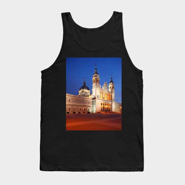 Almudena Cathedral, Catedral de la Almudena, Madrid, Spain, Europe Tank Top by Kruegerfoto